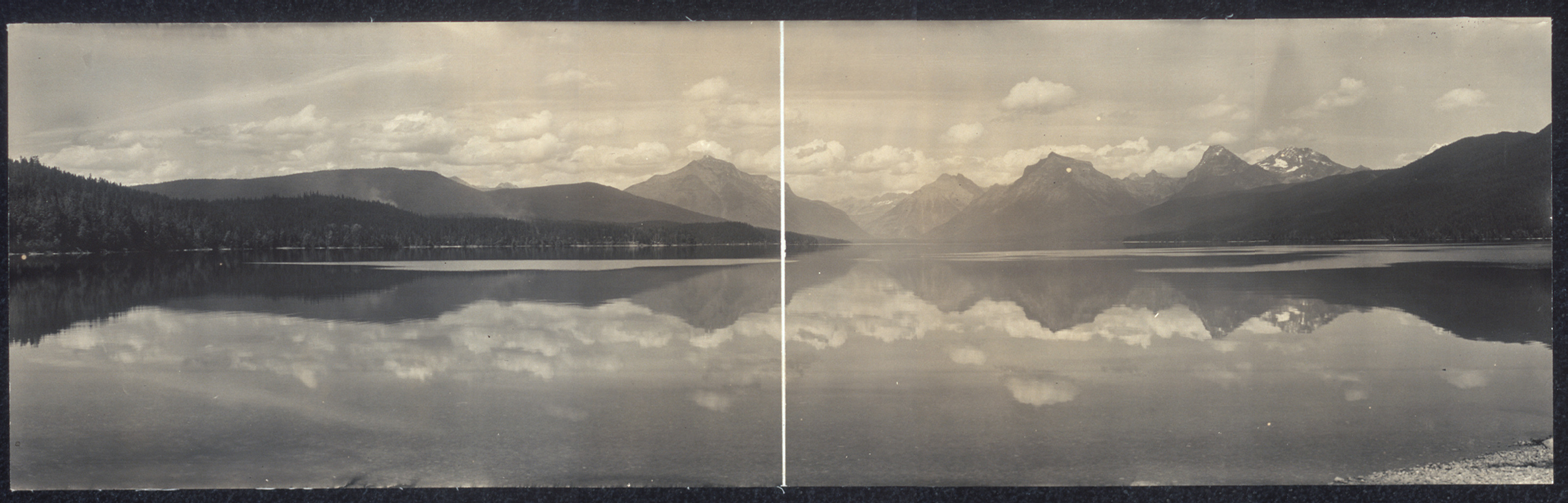 Lake McDonald Glacier Park, Montana, 1915, 1915 — historic image