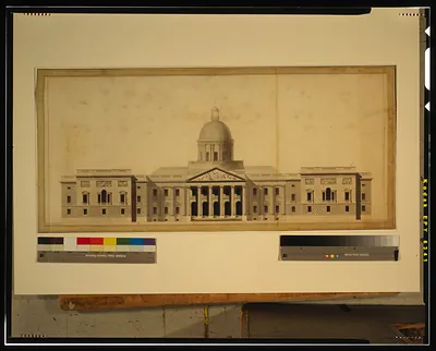 [United States Capitol, Washington, D.C. East front elevation, rendered]