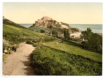 Jersey Mont Orgueil Castle Channel Island England