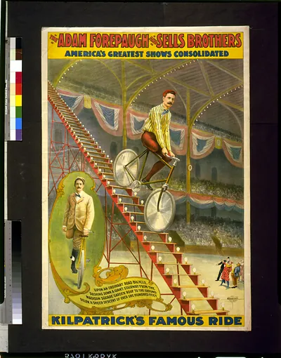 The Adam Forepaugh and Sells Brothers America's greatest shows consolidated--Kilpatrick's famous ride