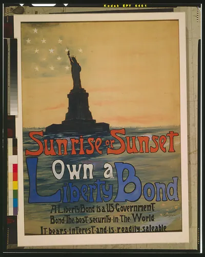 Sunrise or sunset own a Liberty Bond / Eugenie DeLand.