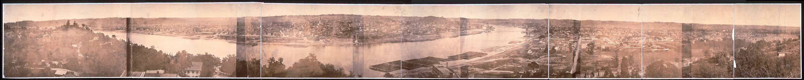 Cincinnati, Covington and Newport, Ohio, 1866, 1866 — historic image