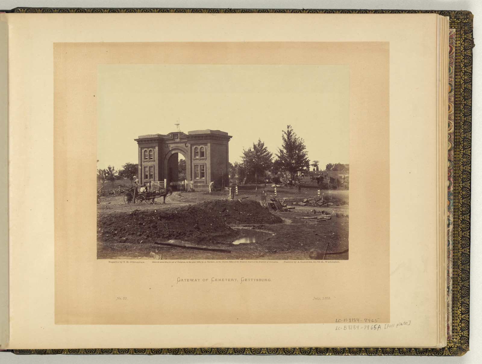 Gateway of Cemetery, Gettysburg — historic image