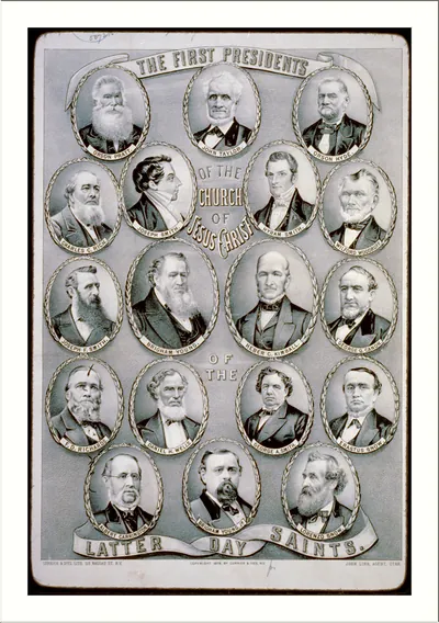 The first presidents of the Church of Jesus Christ of the Latter Day Saints