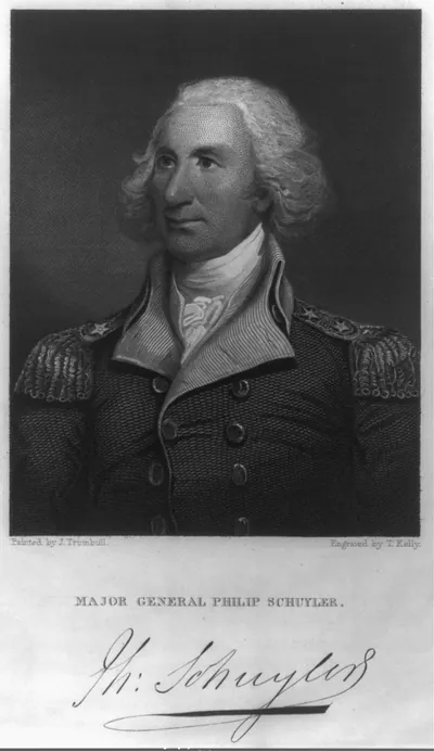 Major general Philip Schuyler / painted by J. Trumbull ; engraved by T. Kelly.