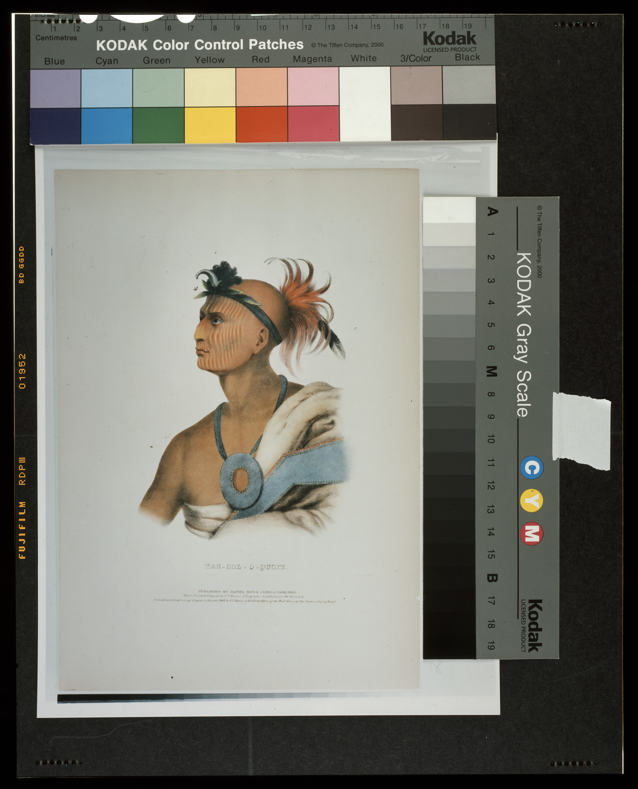 Tah-Col-O-Quoit / drawn, printed, & coloured at J.T. Brown's lithographic establishment., Philadelphia : Published by Daniel Rice & James G. Clark, c1842. — antique lithograph