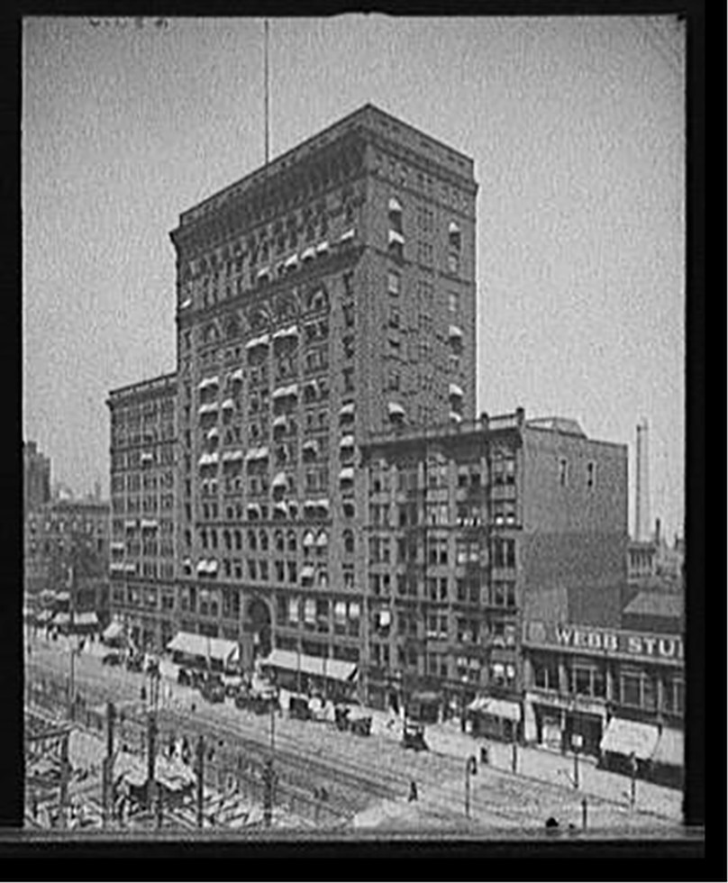 New England Building, Cleveland, O[hio], c1905. — historic photograph