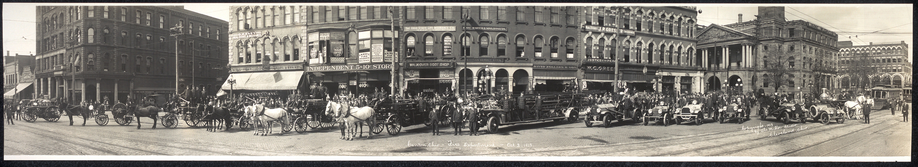 Canton Fire Department, Ohio, 1913, 1913 — historic image