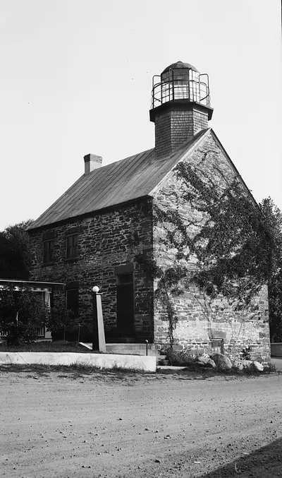 Salmon River Lighthouse, Lake Ontario, Port Ontario vicinity, Oswego County, NY