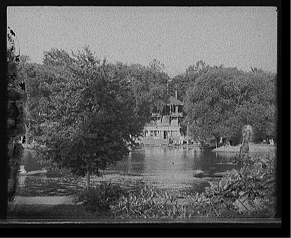 [Pavilion and lake, Wade Park, Cleveland, Ohio], [between 1900 and 1910] — historic photograph