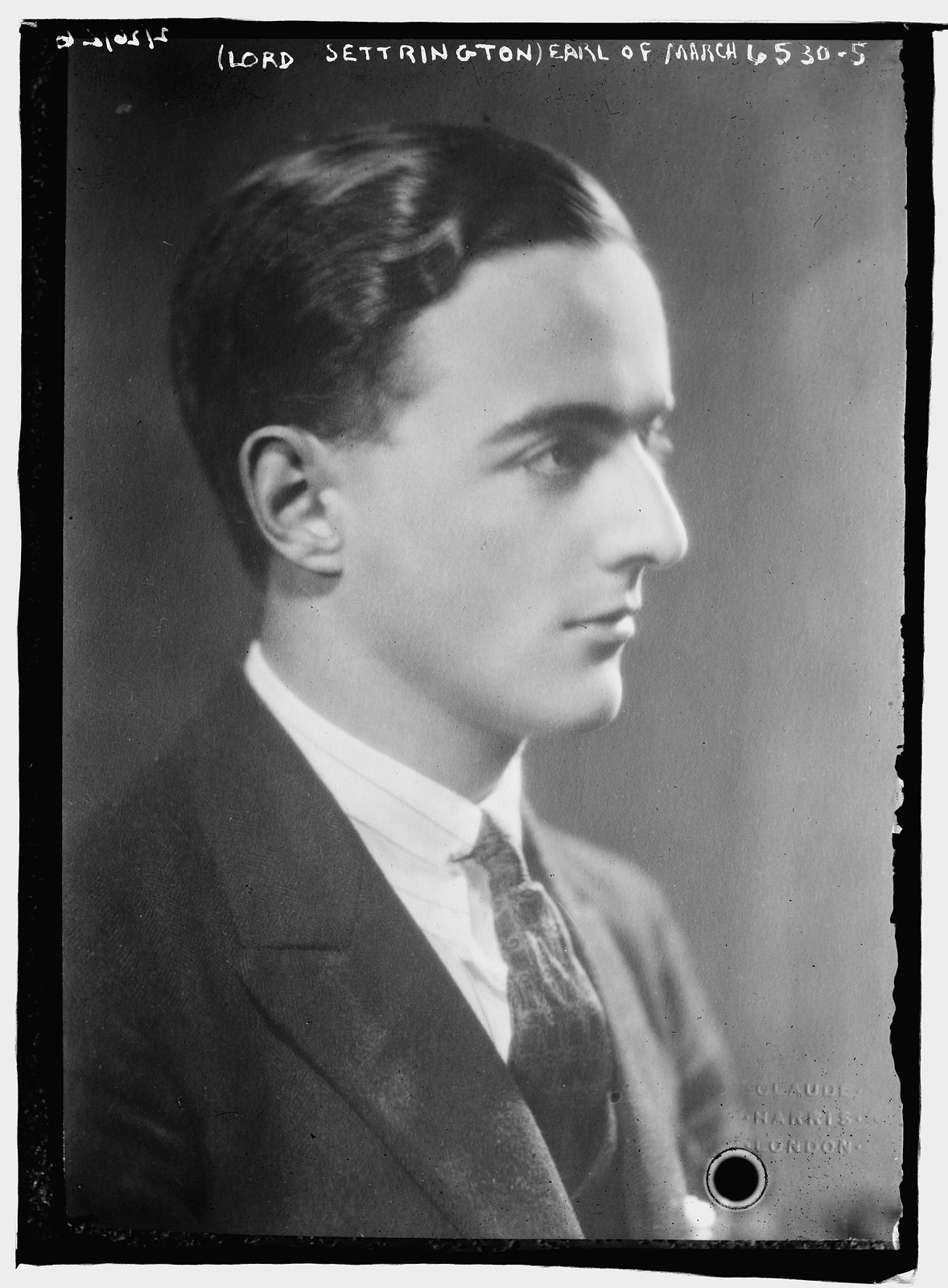Lord Settrington (Earl of March), n/a — historic photograph