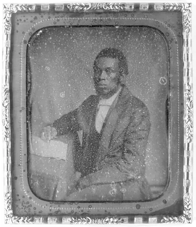 [James Skivring Smith, three-quarter length portrait, three-quarters view, seated at desk]