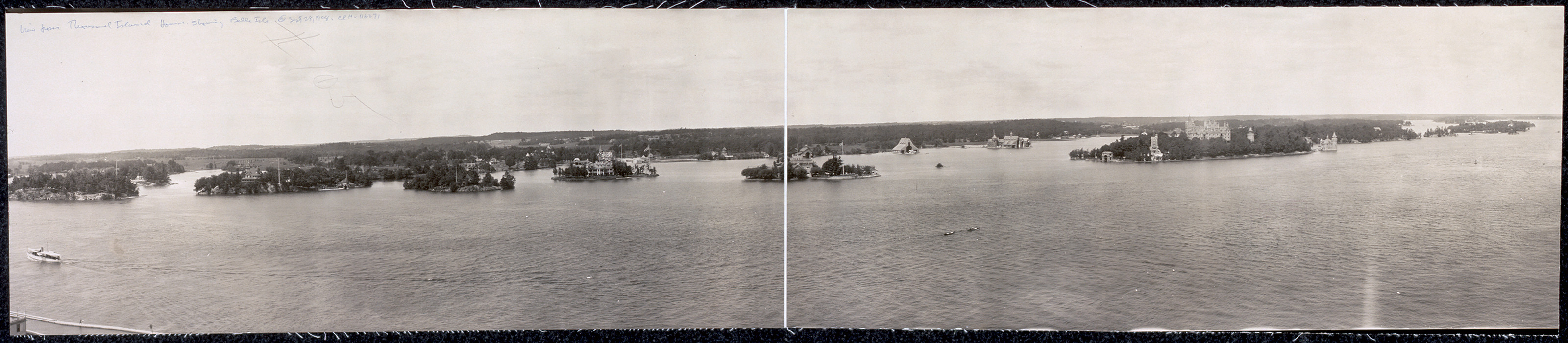 Bell Isl fr Thousand Island House, New York, 1908, 1908 — historic image