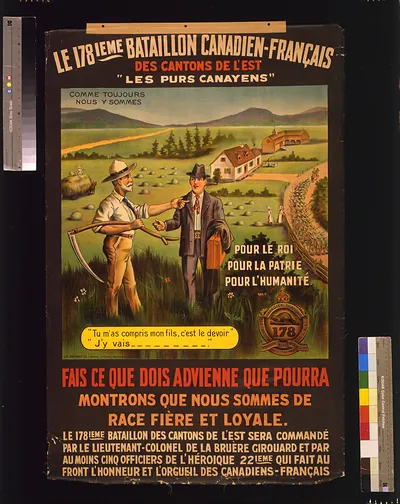 Le 178ieme Bataillon Canadien-Français des cantons de l'est