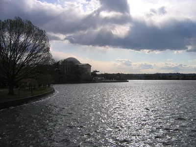 Jefferson Memorial across the Tidal Basin, Washington DC