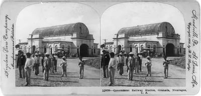 Government Railway Station, Granada, Nicaragua, C. A.