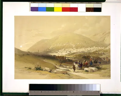 Nablous ancient Shechem April 17th 1839