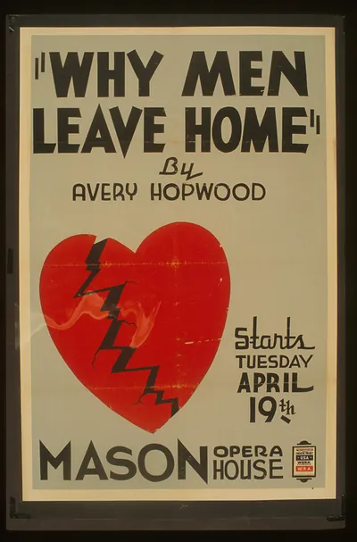 Why men leave home by Avery Hopwood