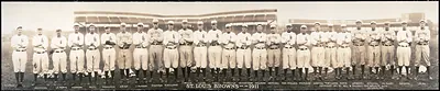 St. Louis Browns Baseball Team, 1911 Panorama