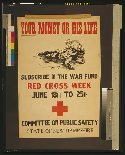 Your money or his life Subscribe to the war fund - Red Cross week - June 18th to 25th / Ayer.