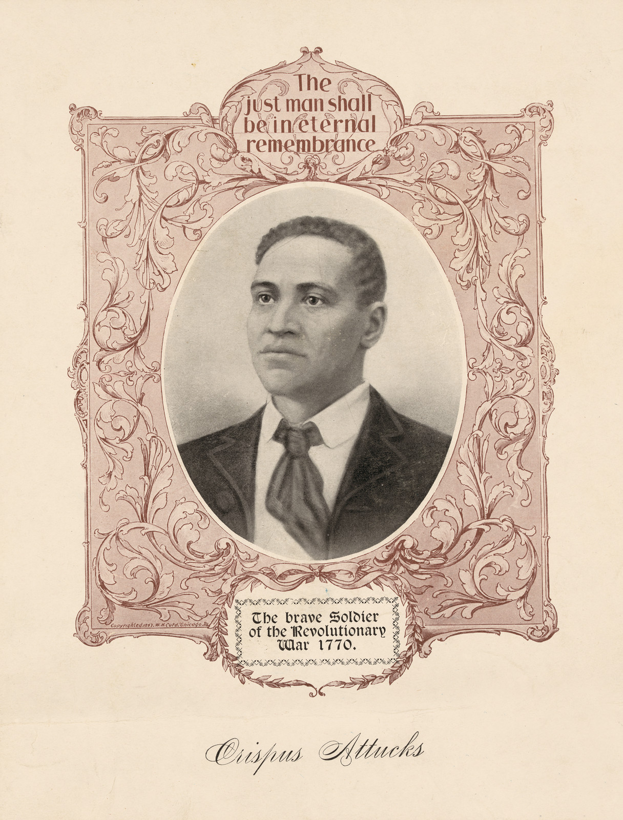 Crispus Attucks, c1897. — historic print