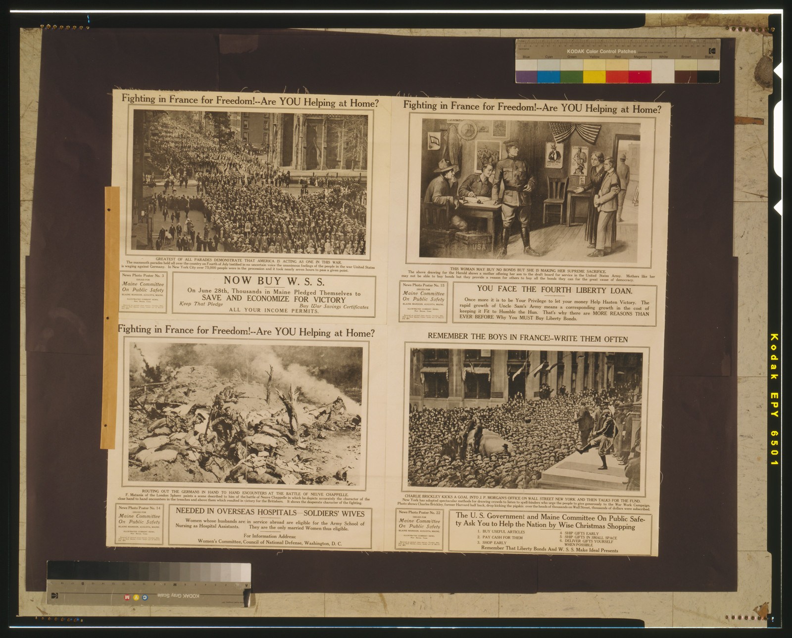 Fighting in France for, 1918 — historic image