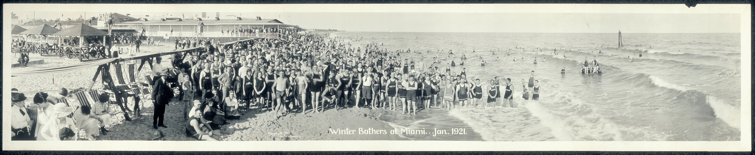 Winter bathers Miami, Florida, 1921, 1921 — historic image