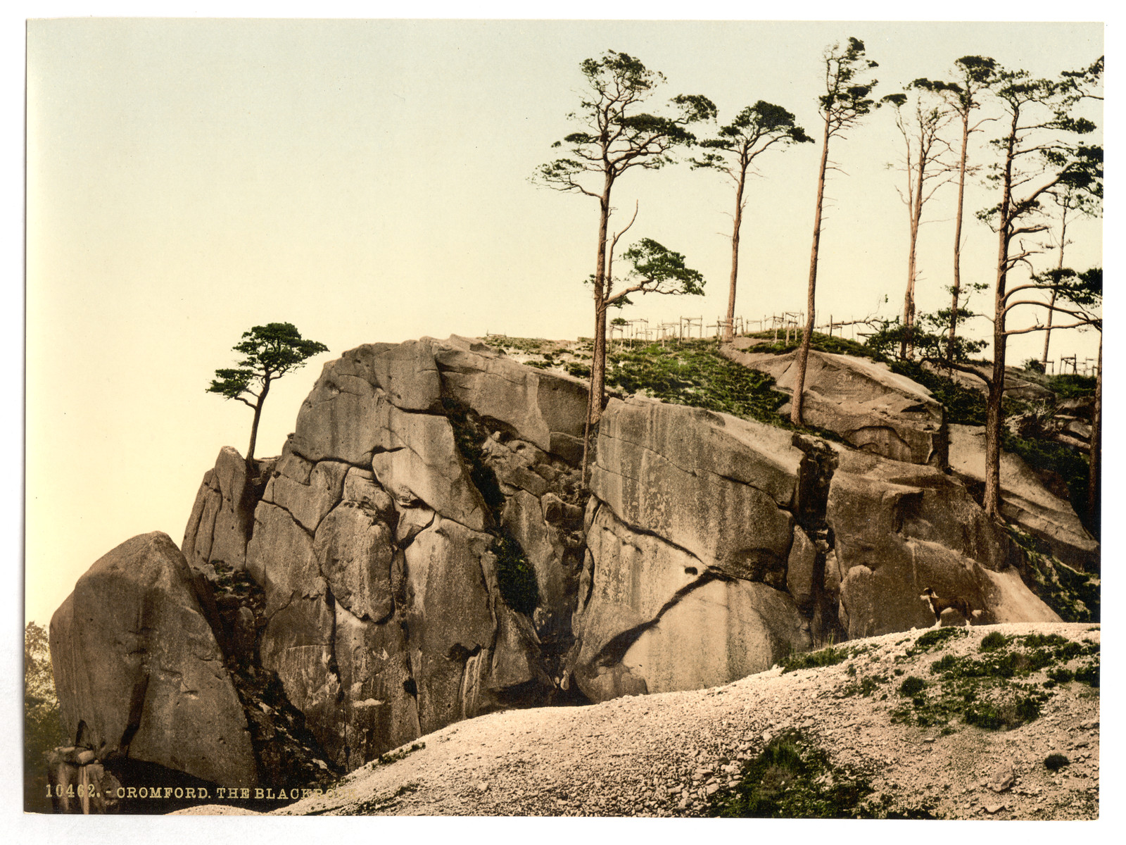 Cromford the Black Rocks Derbyshire England, [between ca. 1890 and ca. 1900]. — historic print