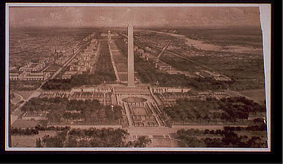 [View of Washington Monument and Mall], c1904. — historic photograph