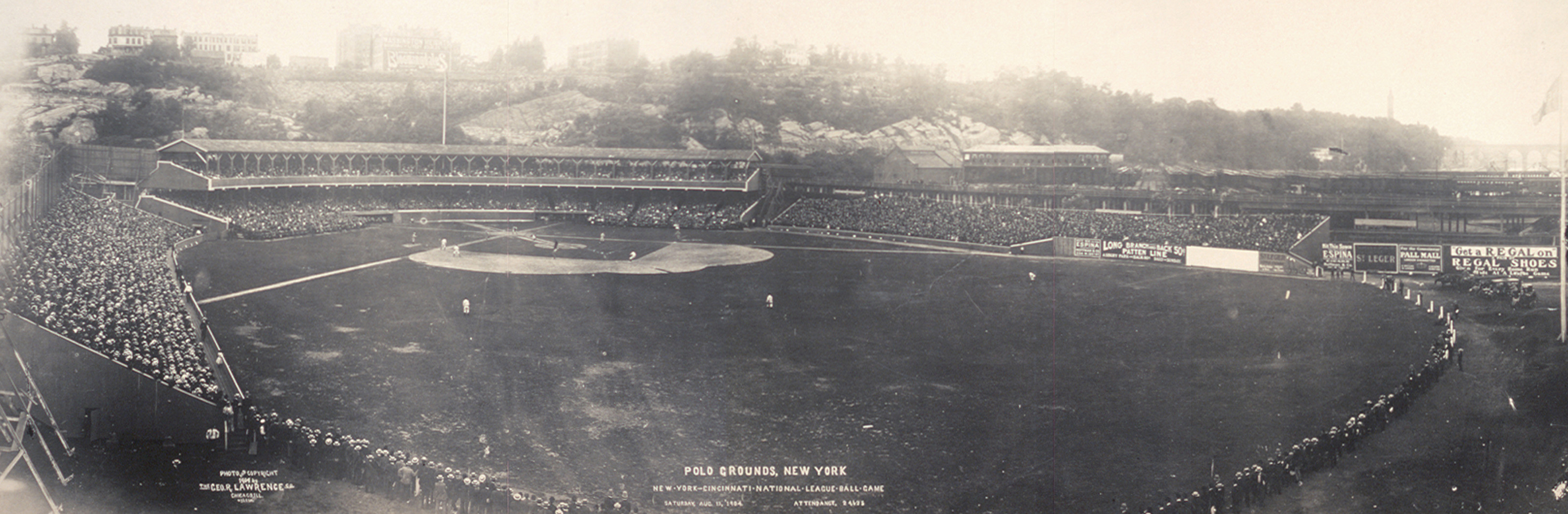 NY 1904 Polo Grounds, New York Cincinnati — historic image