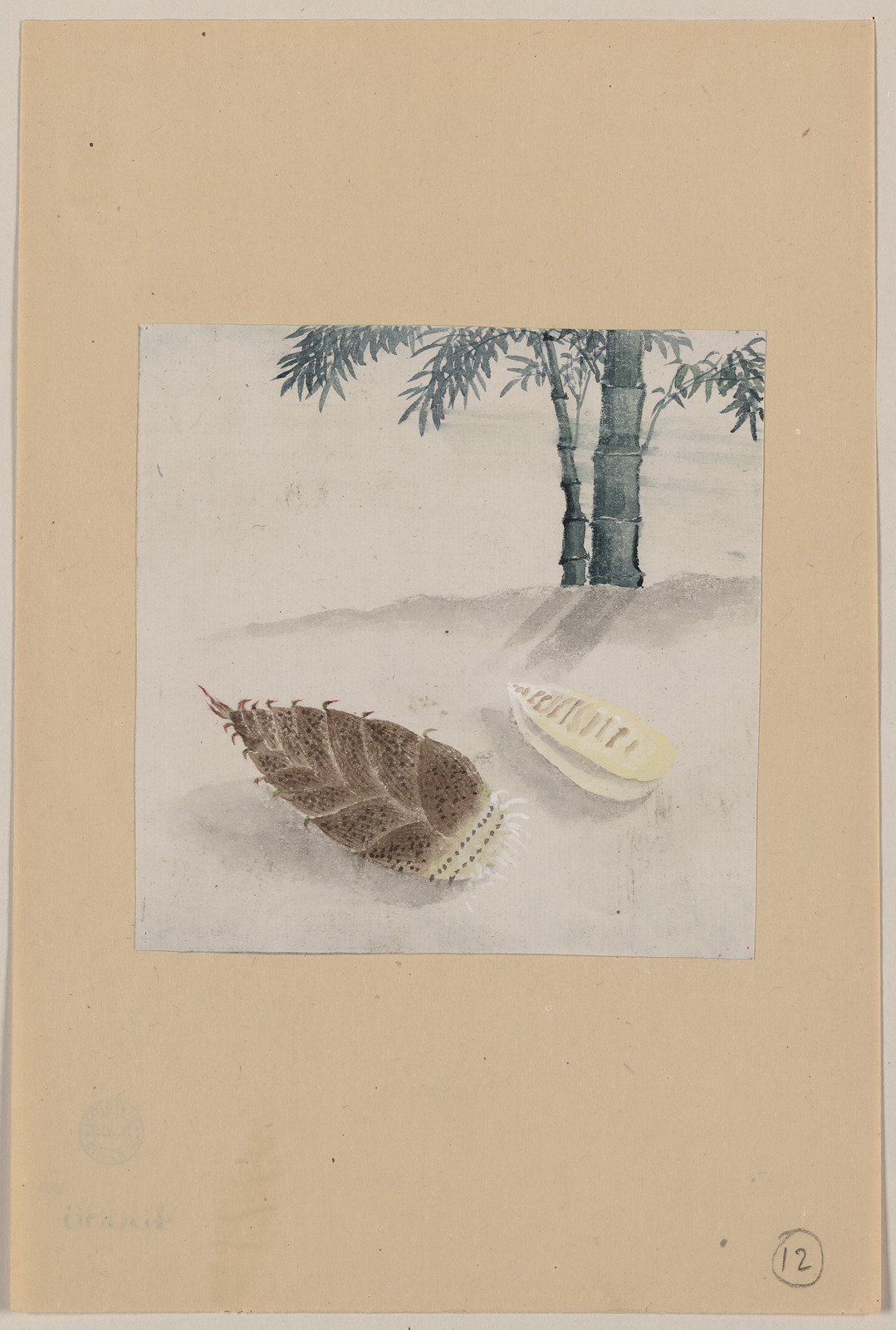 [Japanese drawing], 1750 — historic drawing