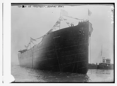 Launch of PROTEUS, Newport News