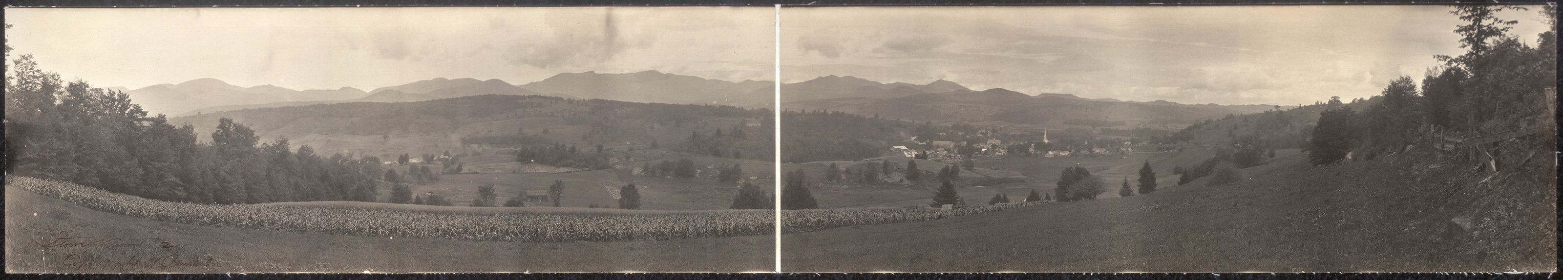Stowe 1914a, Vermont, 1914 — historic image
