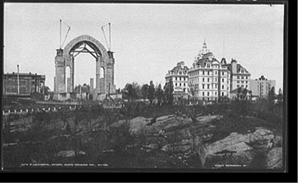 St. Luke's Hospital, Cathedral Heights, Morningside Park, New York, [ca. 1900] — historic photograph