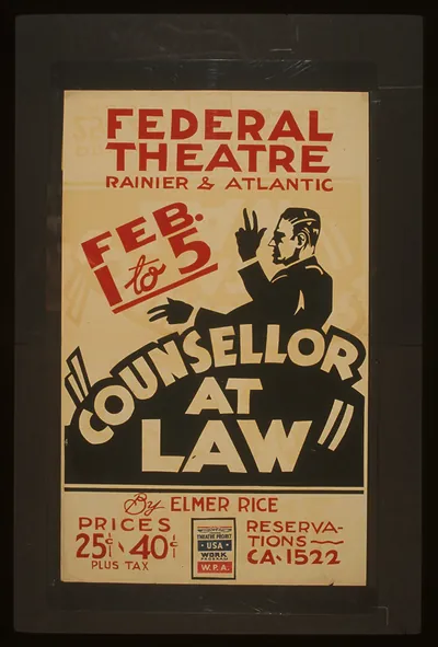 Counsellor at law by Elmer Rice