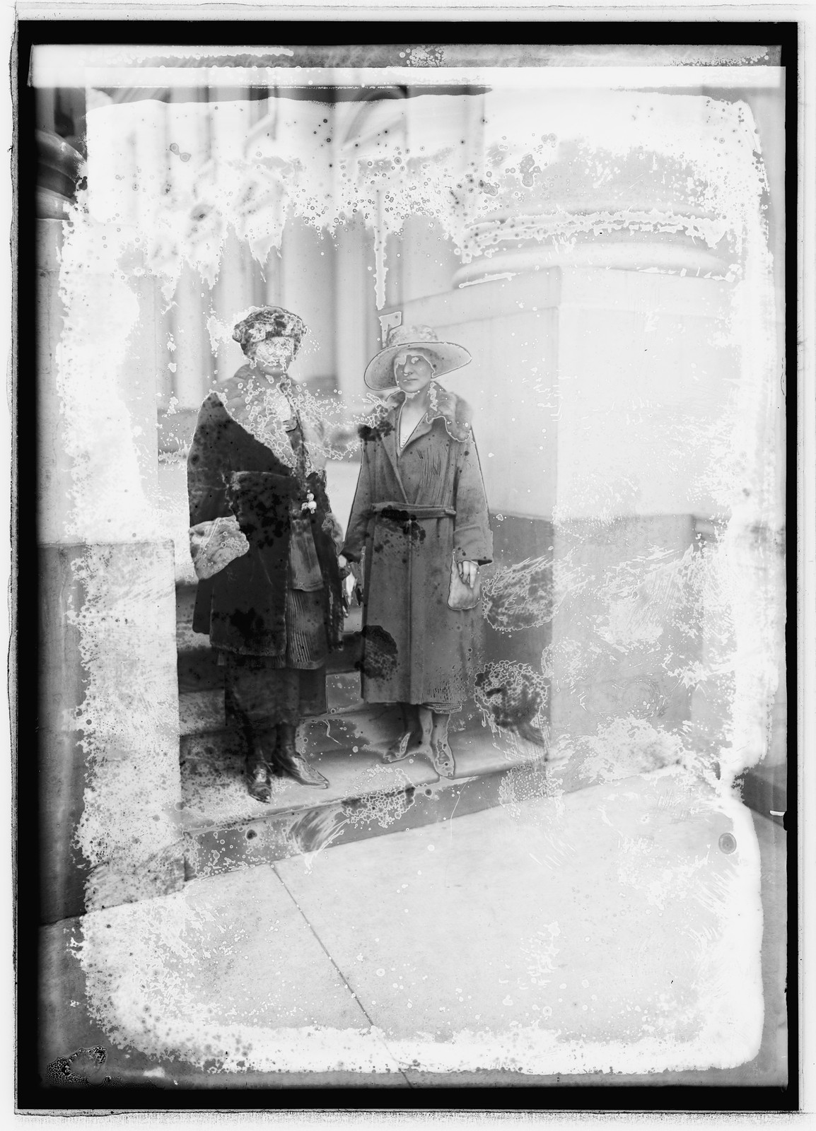 Miss Eva Uhl & Cornelle Mattene, 3/7/21, [19]21 March 7. — historic photograph