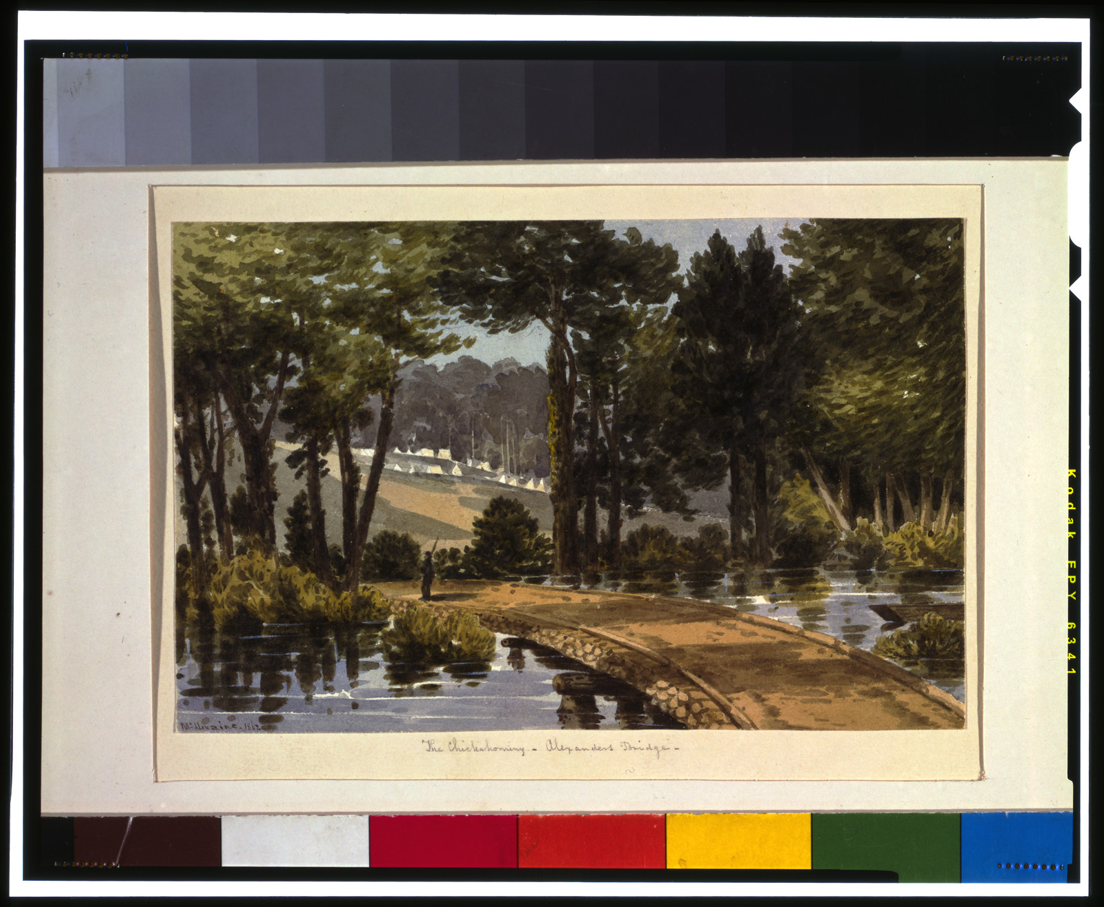 The Chickahominy - Alexanders Bridge / McIlvaine., 1862 — historic drawing