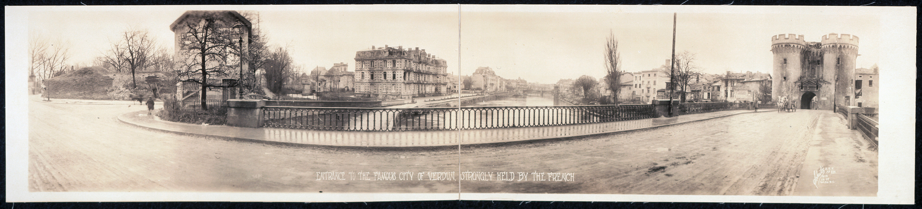 Verdun, strongly held by the French, France, 1918, 1918 — historic image