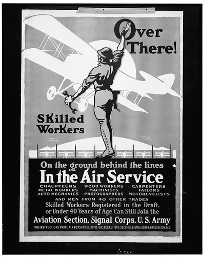 Over there! Skilled workers On the ground behind the lines - In the Air Service / Louis Fancher.