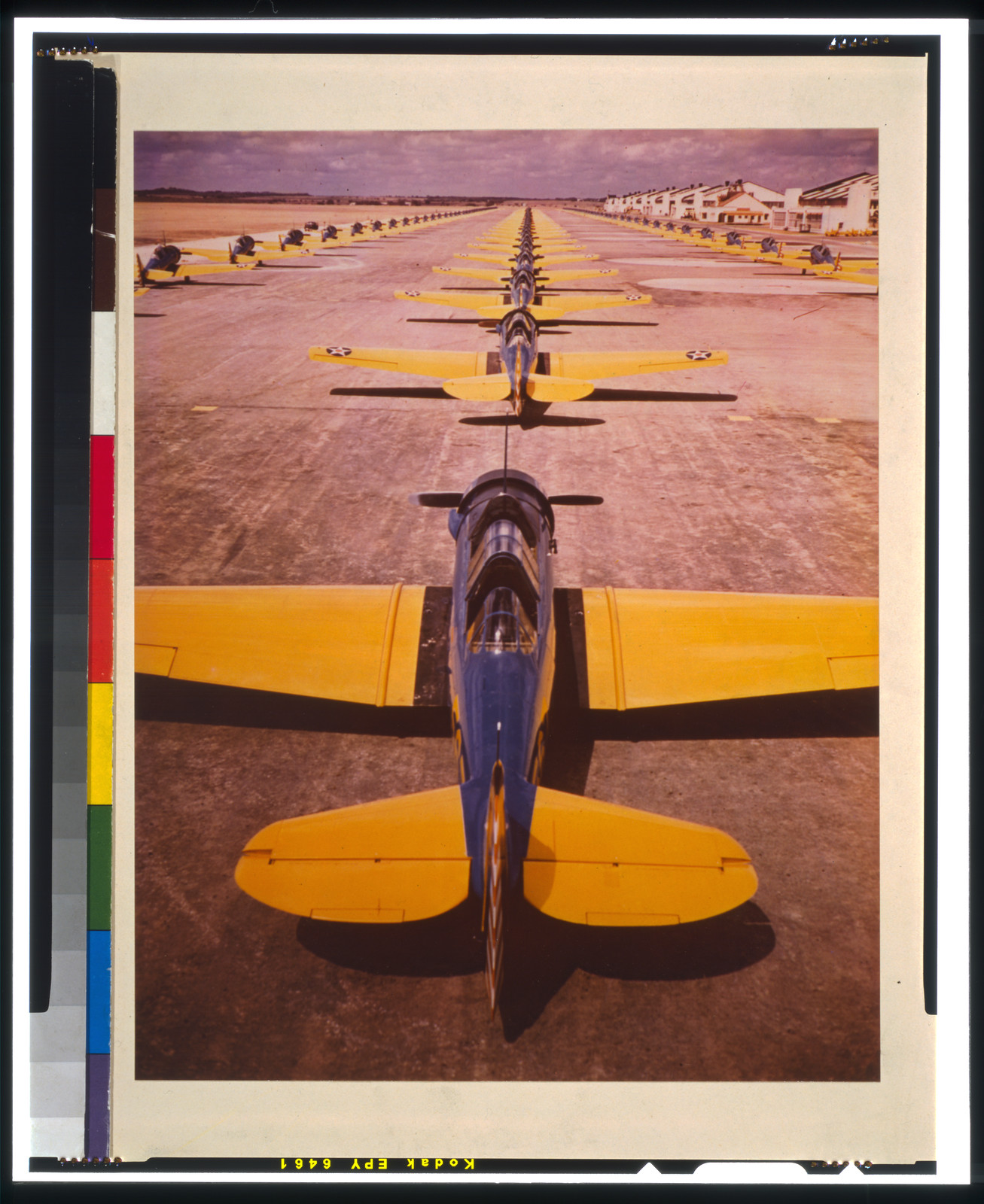 [Rows of military aircraft on tarmac], [between 1945 and 1947] — historic photograph