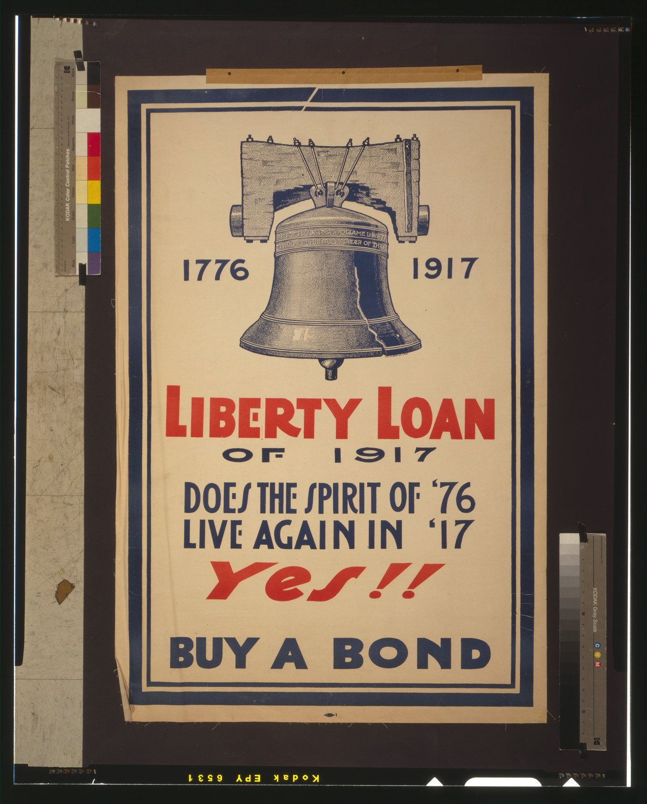 Liberty Loan of 1917 Does the spirit of '76 live again in '17--yes!! Buy a bond., [1917] — vintage poster