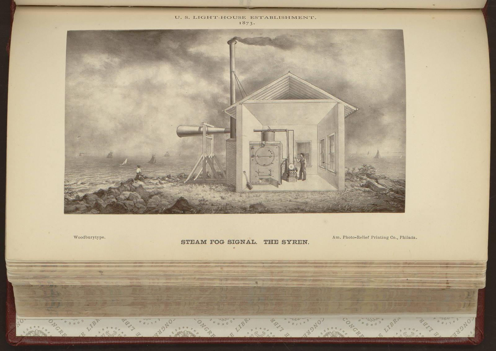 Steam Fog Signal, The Syren — historic image