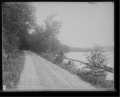 On the shore of Lake Spoffard [i.e. Spofford], Chesterfield, N.H.