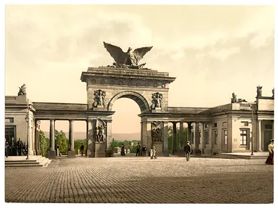 Krieger Monument Thor Cassel Ave Cassel (i.e. Kassel) Hesse-Nassau Germany