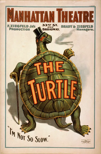 The turtle F. Ziegfeld Jrs production.