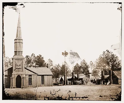 Church of Petersburg Va built by 50th N.Y. engineers