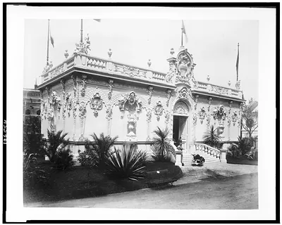 [Pavilion of the Society of French Pastel Artists, Paris Exposition, 1889]