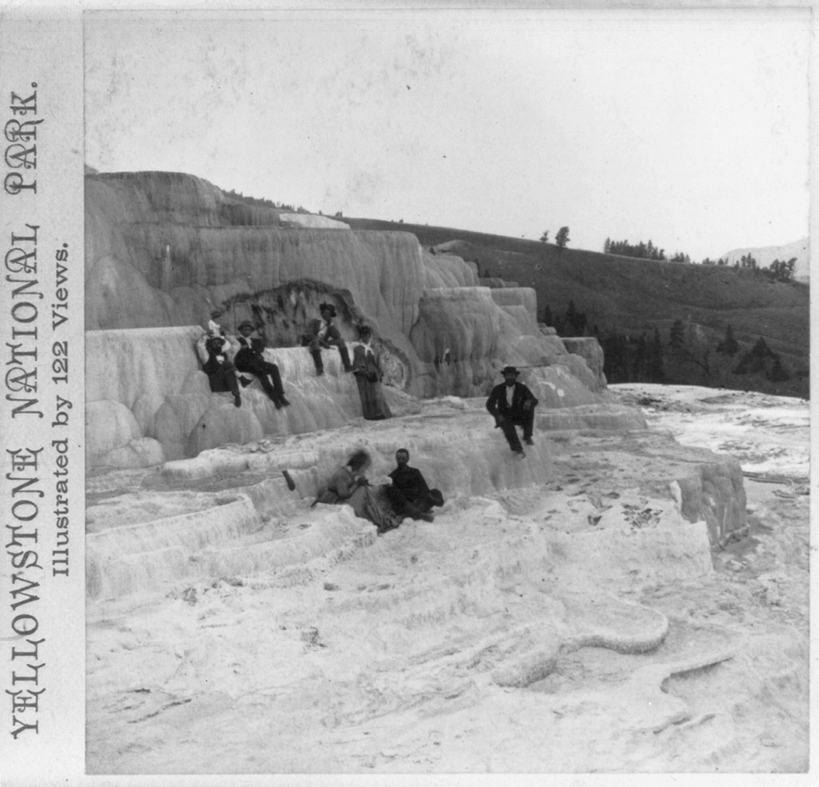 Central Basins, Mammoth Hot Springs, Fitchburg, Mass. : Published by W.I. Marshall, c1876. — historic photograph