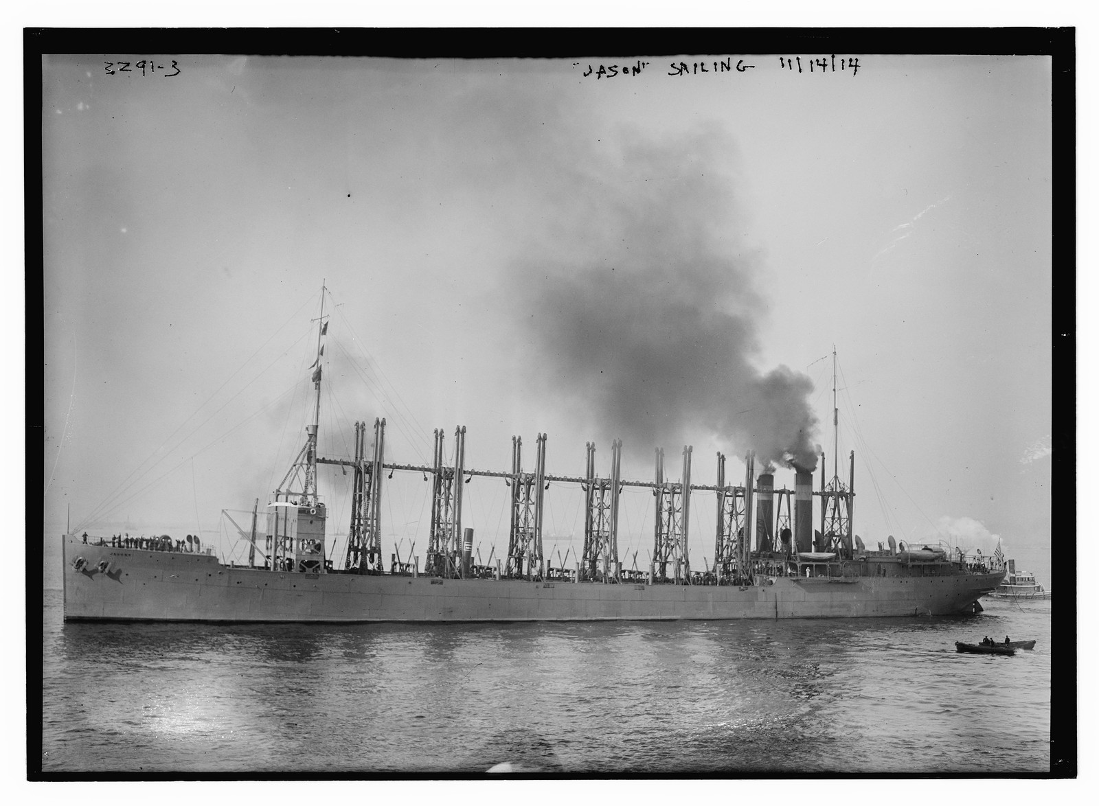 JASON sailing, 11/11/14, 11/11/14. — historic photograph