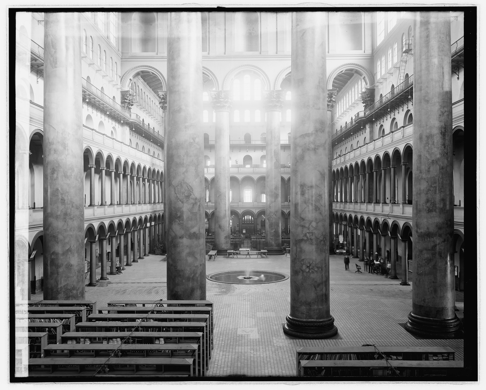 Pension Ofc. interior, [Washington, D.C.], [between 1920 and 1921] — historic photograph